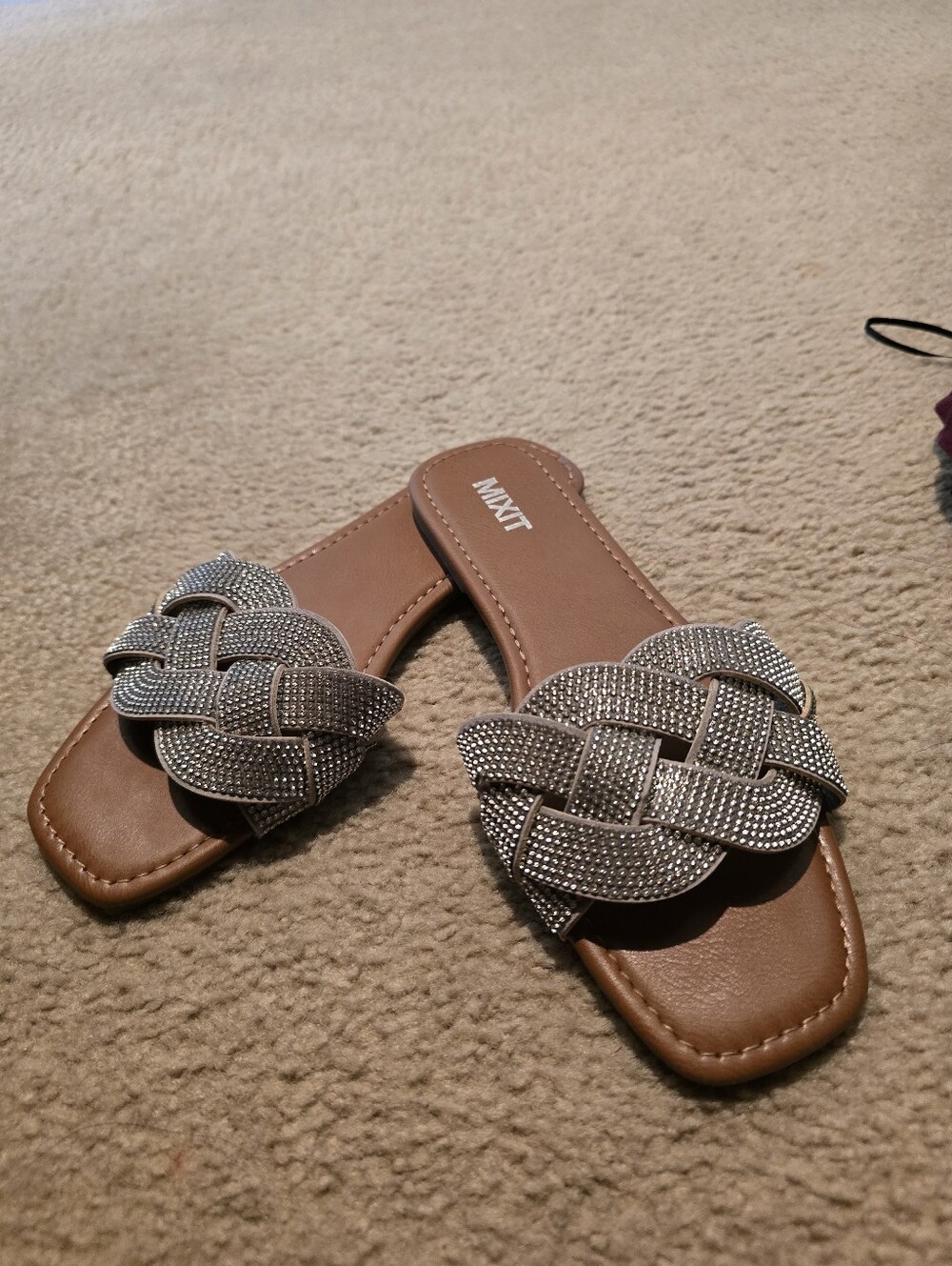 Sparkly Flat Sandals